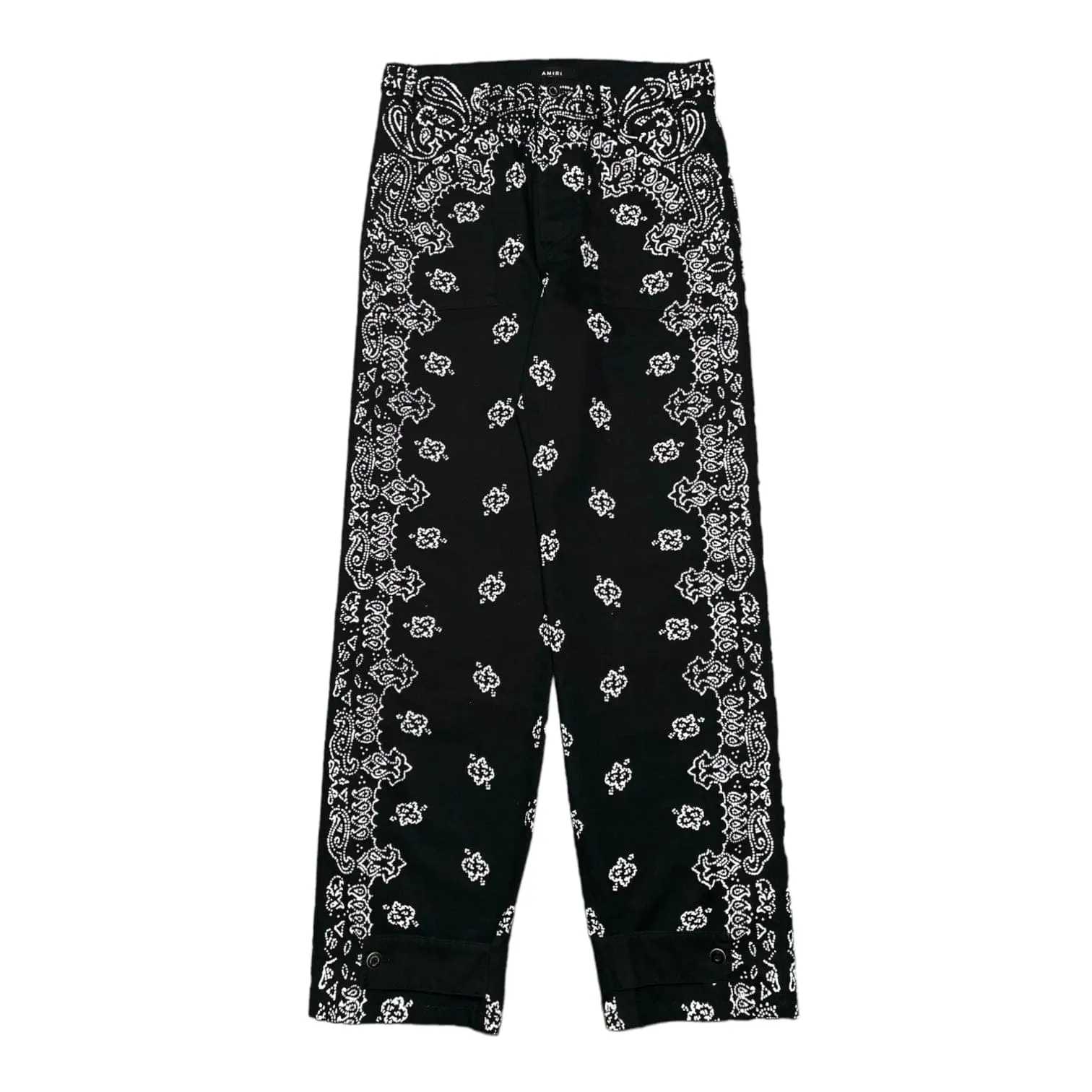 Amiri Bandana Work Pants Black