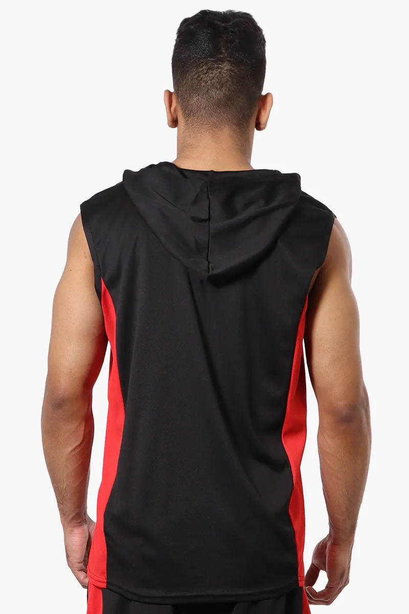 Canada Weather Gear Hooded Muscle Tee - Black