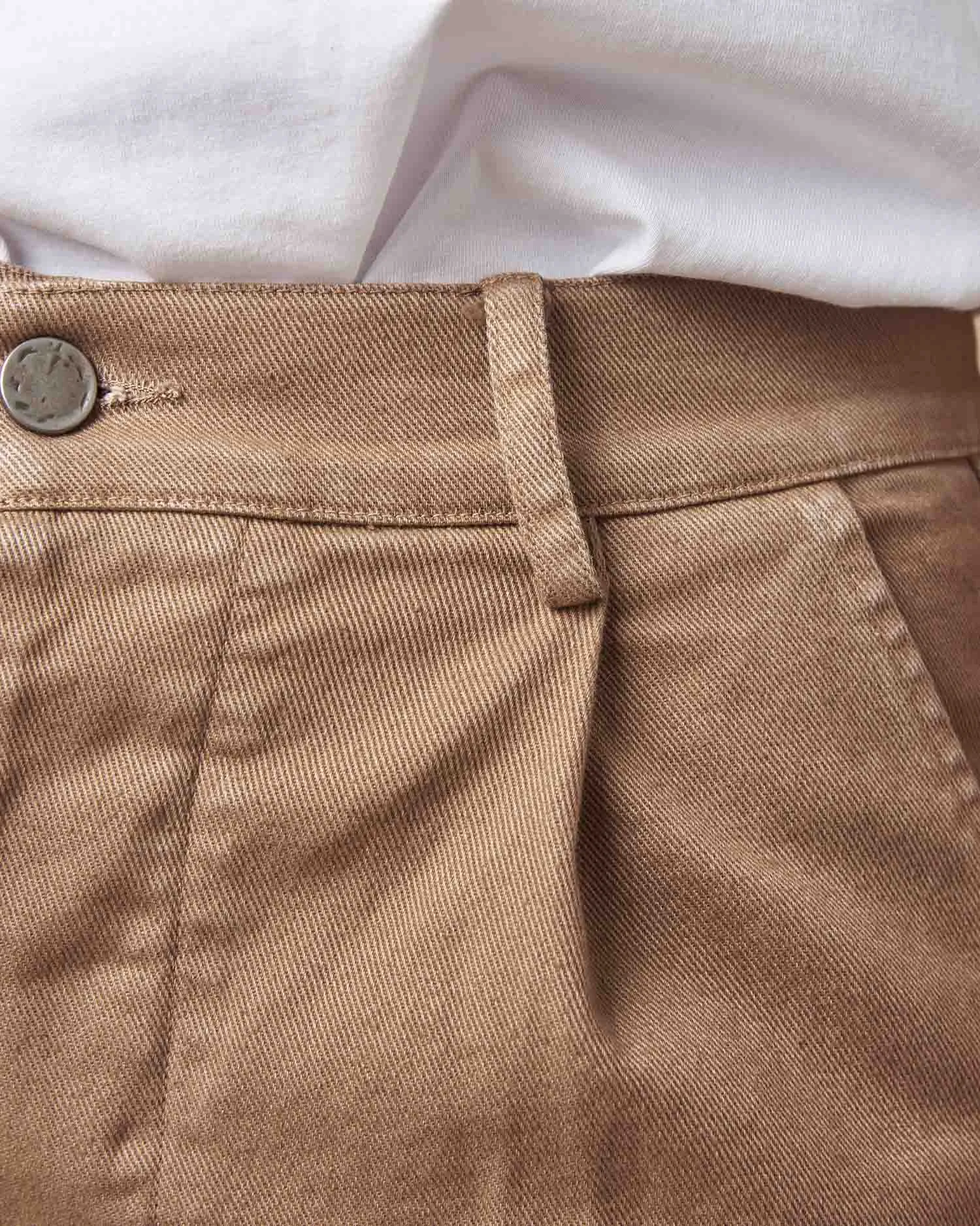 Cropped chino trousers