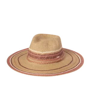 FINAL SALE - Women's Wide Brim Margarita Hat in Rust