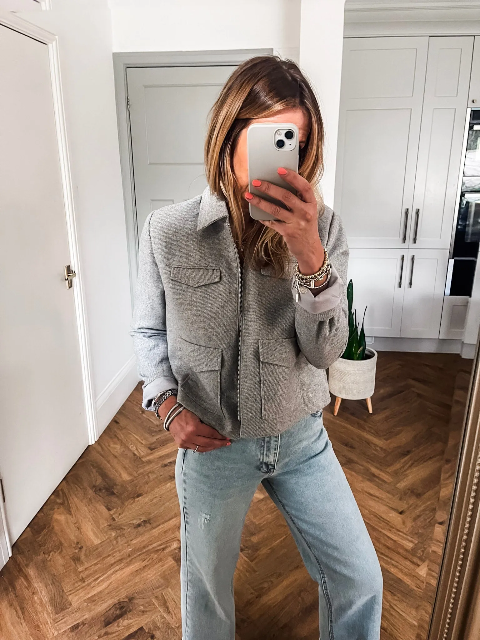 Loose Straight Stretch Jeans