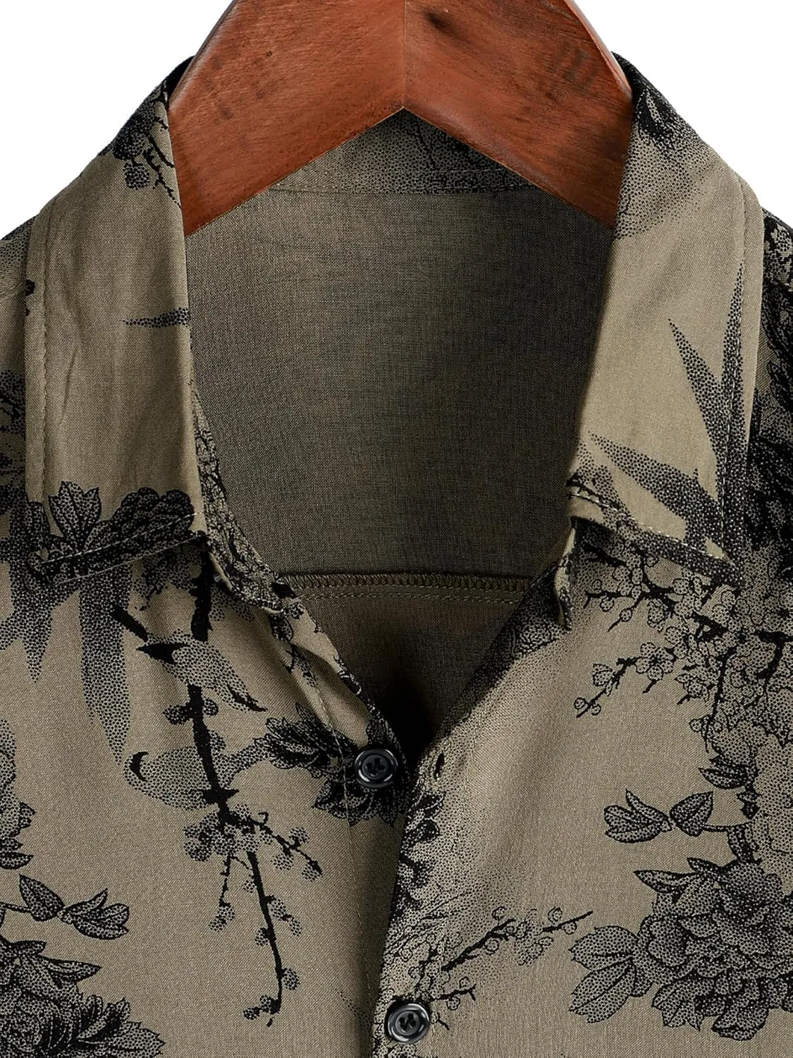 Mens Hawaiian Shirt Short Sleeve Button Down Tropical Shirts Casual Floral Summer Beach Shirt