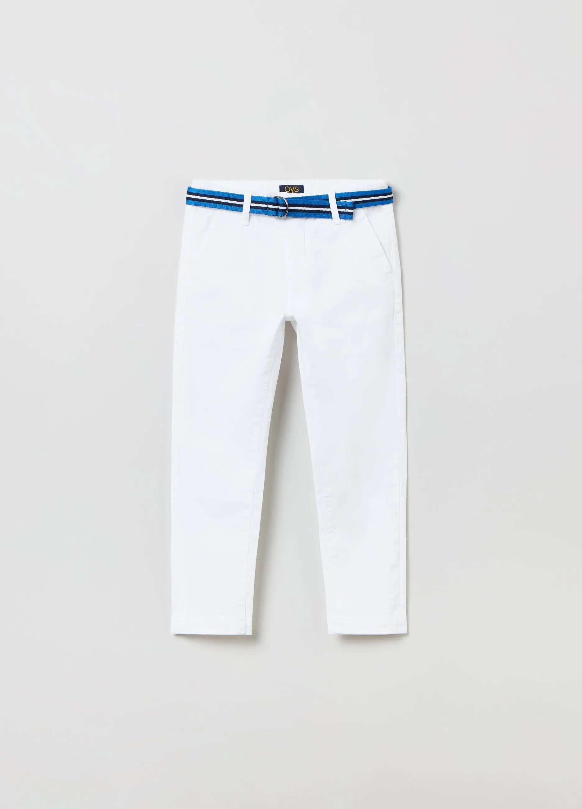 OVS Kids Boy Chino Trousers With Belt
