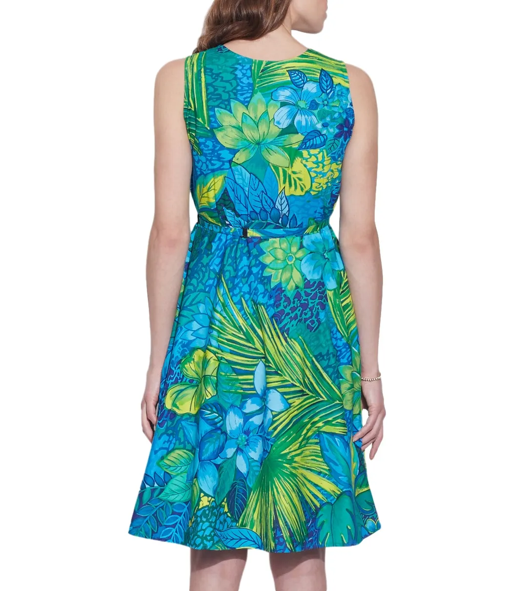 Women Apparels Cotton Printed Dress,Machine Washable,W-CPD44-1624, Size-44 Inch